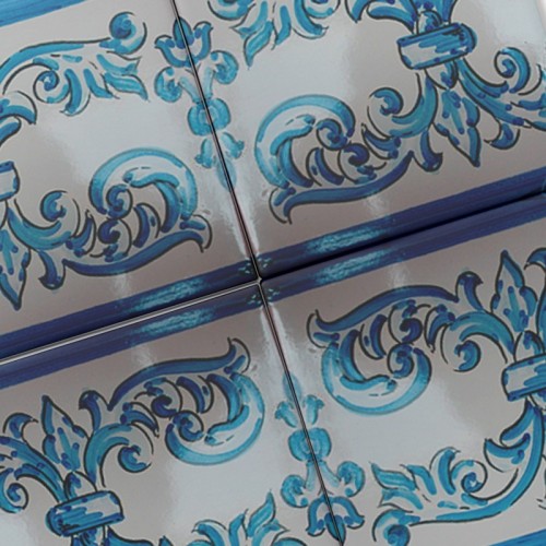 Azulejo Artesanal Románico – Cerámica pintada a mano | MásCerámica Azulejo Artesanal Románico – Cerámica pintada a mano | MásCerámica
