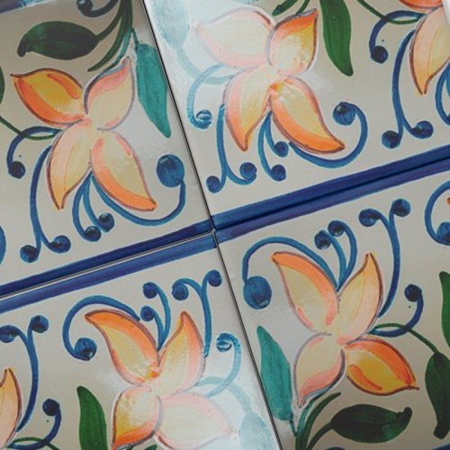 Azulejo Artesanal "Mostaza"