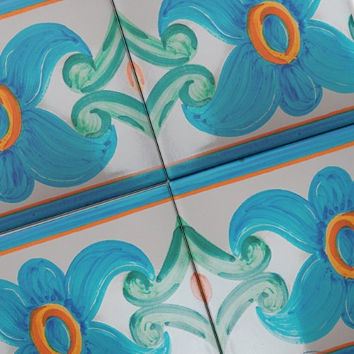 Azulejo Artesanal "Mallorca" Turquesa