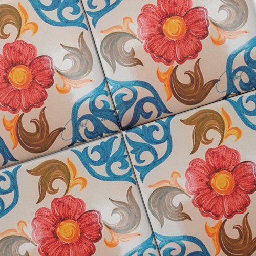 Azulejo Artesanal "Mediterránea"