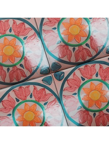 Azulejo Artesanal "Dama"