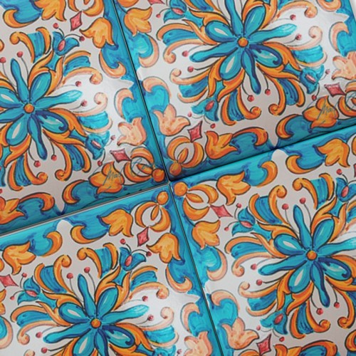 Azulejo Artesanal "Cielo" Azulejo Artesanal "Cielo"