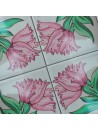 Azulejo Artesanal "Clavel" Lila
