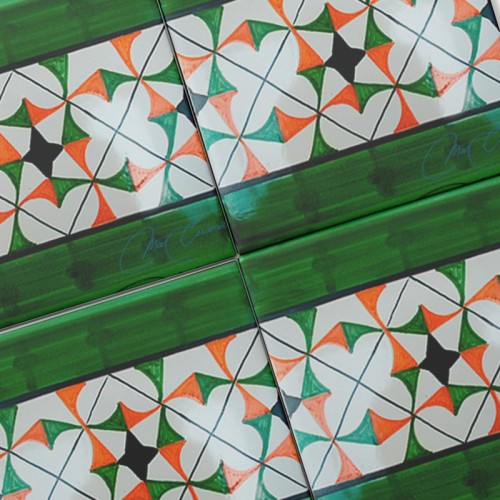 Azulejo Artesanal "Italiana 2"