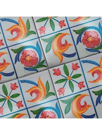 Azulejo Artesanal "Patchwork"