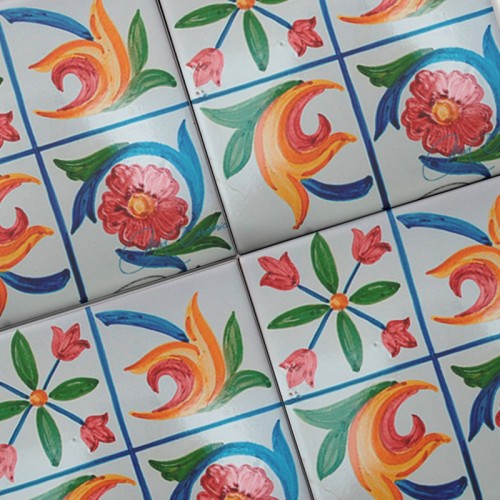 Azulejo Artesanal "Patchwork"