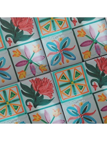 Azulejo Artesanal "Patchwork 2"