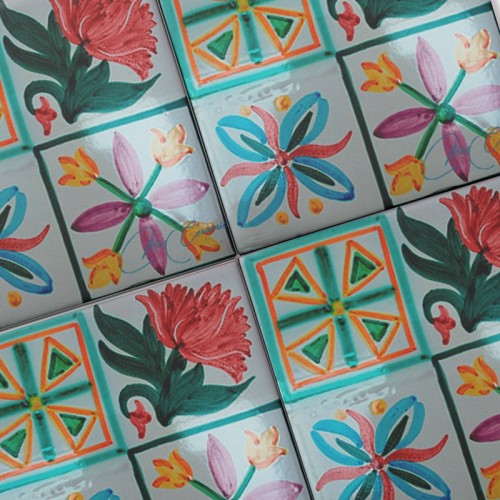 Azulejo Artesanal "Patchwork 2"