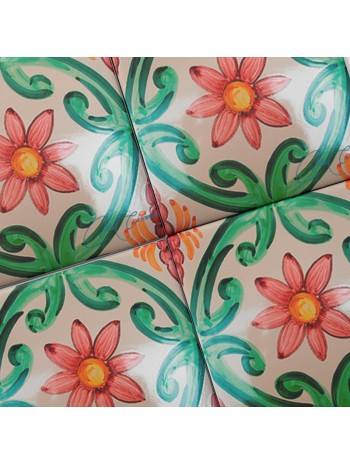 Azulejo Artesanal "Rose"