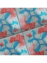 Azulejo Artesanal "Fleurs 2"