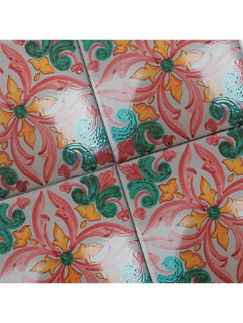 Azulejo Artesanal "Primaveral"