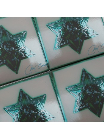 Azulejo Artesanal "Estrella v"