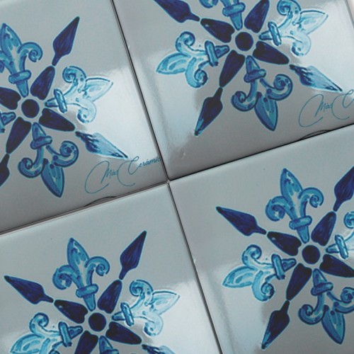 Azulejo Artesanal "Celeste"