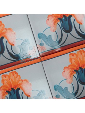 Azulejo Artesanal "Adormidera"