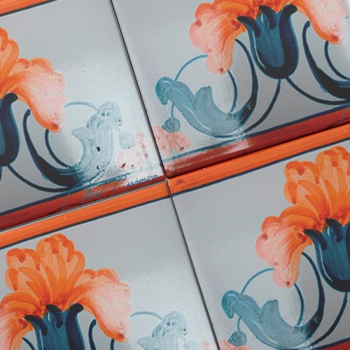Azulejo Artesanal "Adormidera"