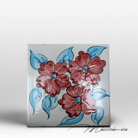 Azulejo Artesanal "Fleurs"