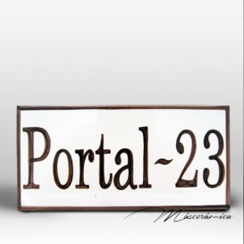Placa Cerámica "Portal"