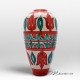 Florero Largo de cerámica Árabe