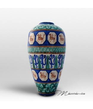 Florero Largo de cerámica Gótico Teseo