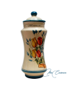 Albarelo de Cerámica Floral
