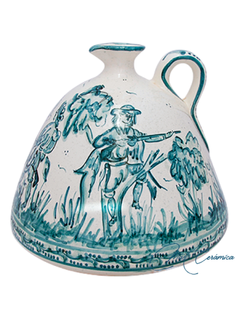 Alcuza plana de Cerámica de Montería Cuevas