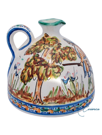 Alcuza plana de Cerámica de Montería Morenos