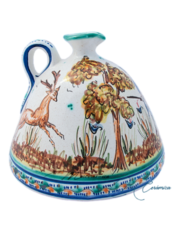 Alcuza plana de Cerámica de Montería Tamaral