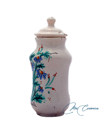 Albarelo Pequeño de Cerámica Floral Magnolia
