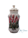 Albarelo Pequeño de Cerámica Floral Silene