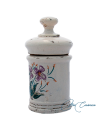 Tarro de Farmacia de Cerámica Floral Vali