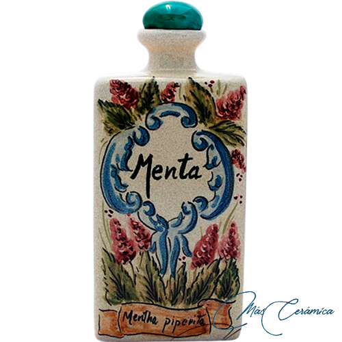 Botellita de Cerámica Floral Zelen Botellita de Cerámica Floral Zelen