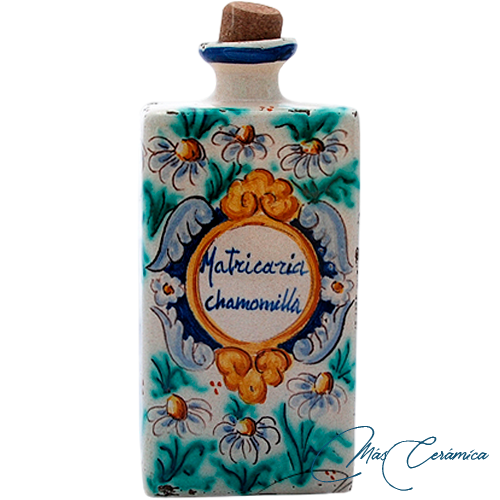 Botellita de Cerámica Floral Botellita de Cerámica Floral