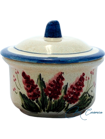 Cajita Pequeña de Cerámica Floral