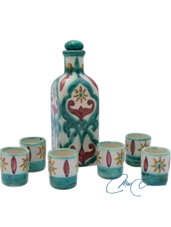Juego de Chupitos de Cerámica Árabe Dalí