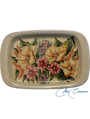 Bandeja de Cerámica Floral Frida