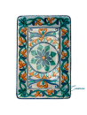 Bandeja Rectangular de Cerámica Árabe Usama
