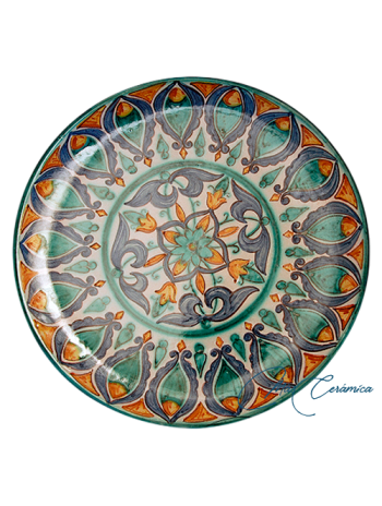 Plato de Cerámica Árabe Isam