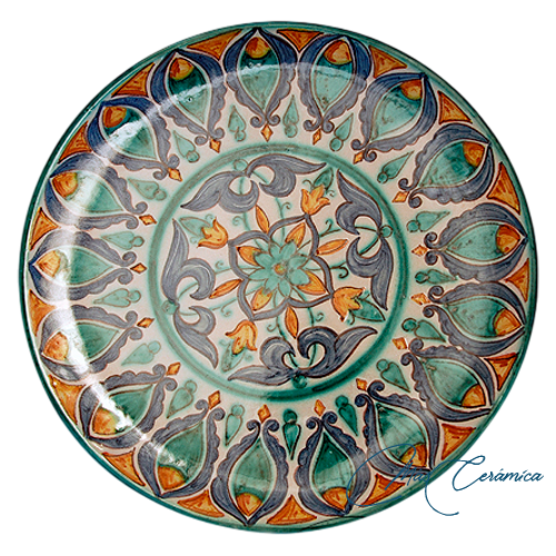 Plato de Cerámica Árabe Isam Plato de Cerámica Árabe Isam