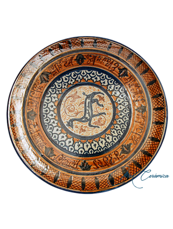 Plato de Cerámica Árabe Rami