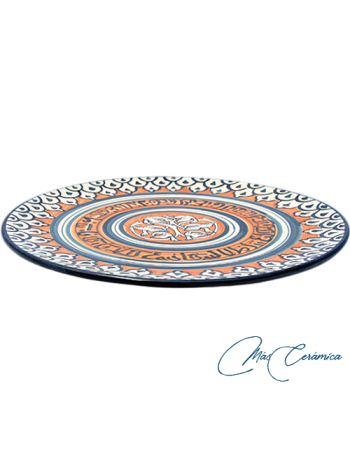 Plato de Cerámica Árabe Aziza