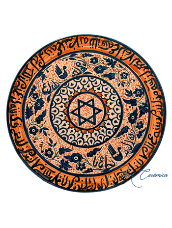Plato de Cerámica Árabe Dalia