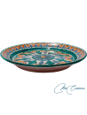 Plato de Cerámica Árabe Abir – Decoración Talavera pintada a mano
