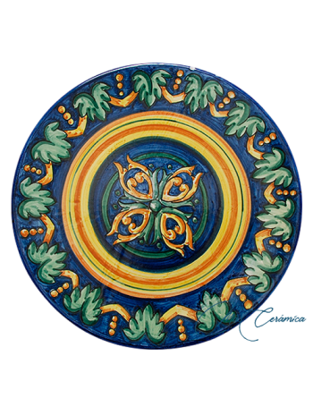 Plato de Cerámica de Renacimiento Bounarotti