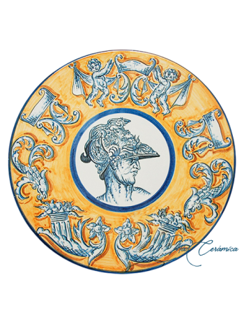 Plato de Cerámica de Renacimiento Donato