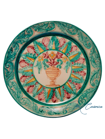 Plato de Cerámica Renacimiento Dante