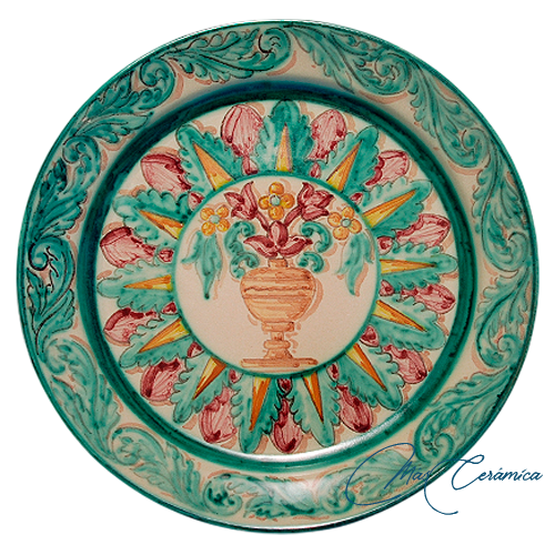 Plato de Cerámica Renacimiento Dante Plato de Cerámica Renacimiento Dante