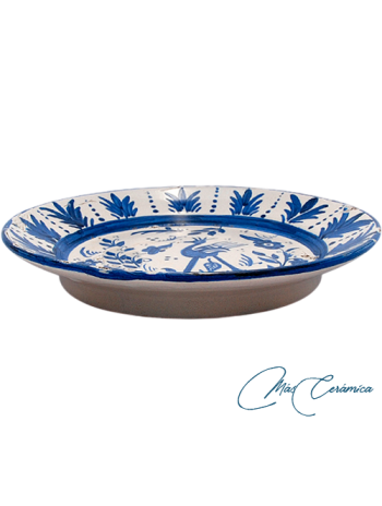 Plato de Cerámica con decoración Antigua