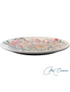 Plato de Cerámica Floral Azucena