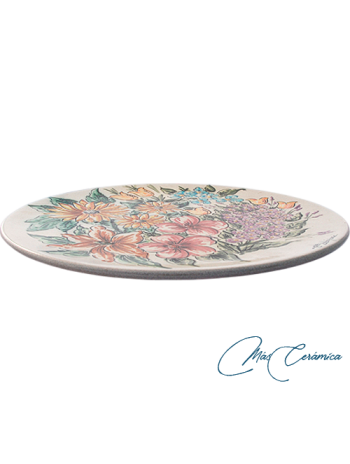 Plato de Cerámica Floral Nardo
