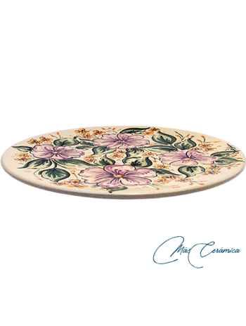 Plato de Cerámica Floral Jacinto